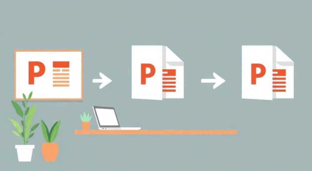 Как сжать размер презентации powerpoint