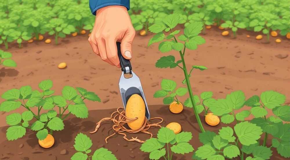 Как убрать проволочника с картофельного участка