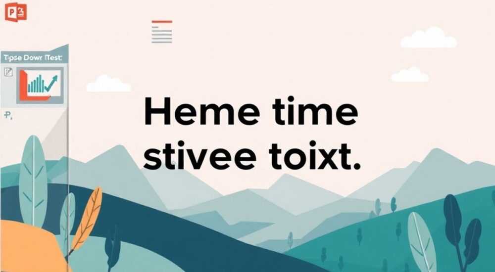 Как убрать текст слайда в powerpoint надпись