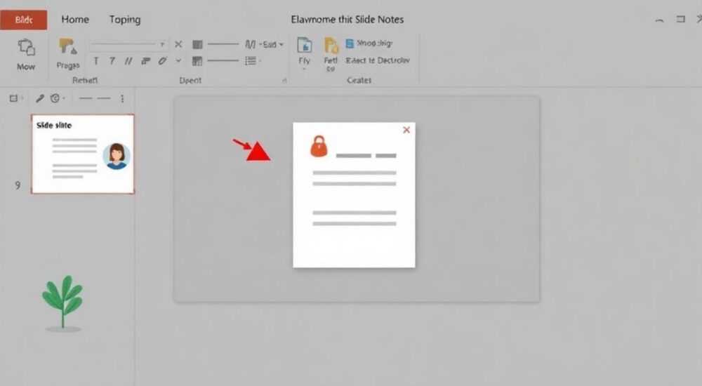 Как убрать заметки к слайду в powerpoint