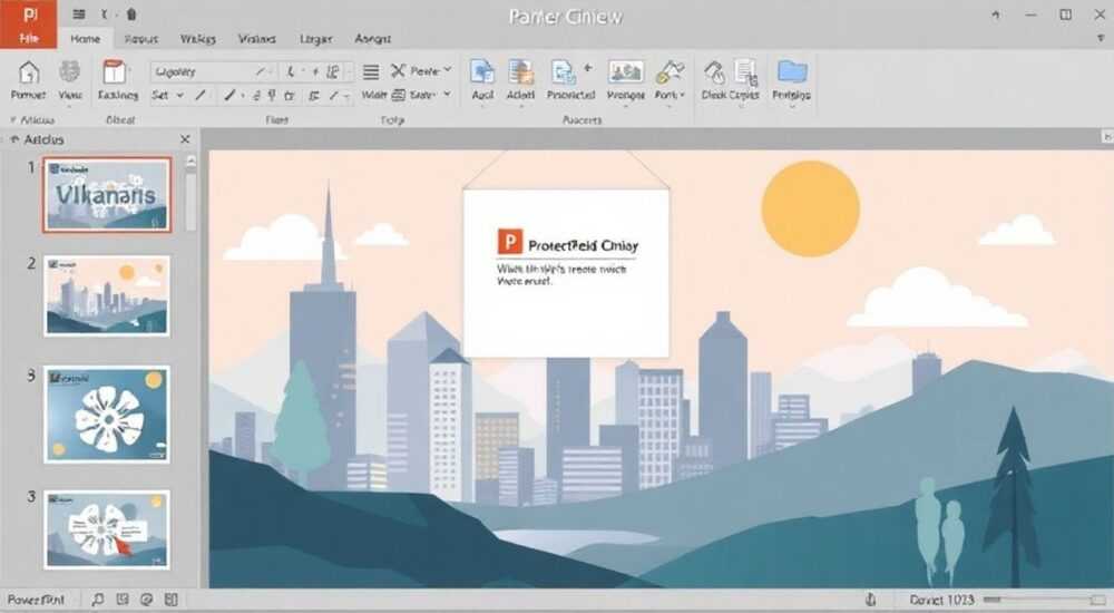 Как убрать защищенный просмотр в powerpoint