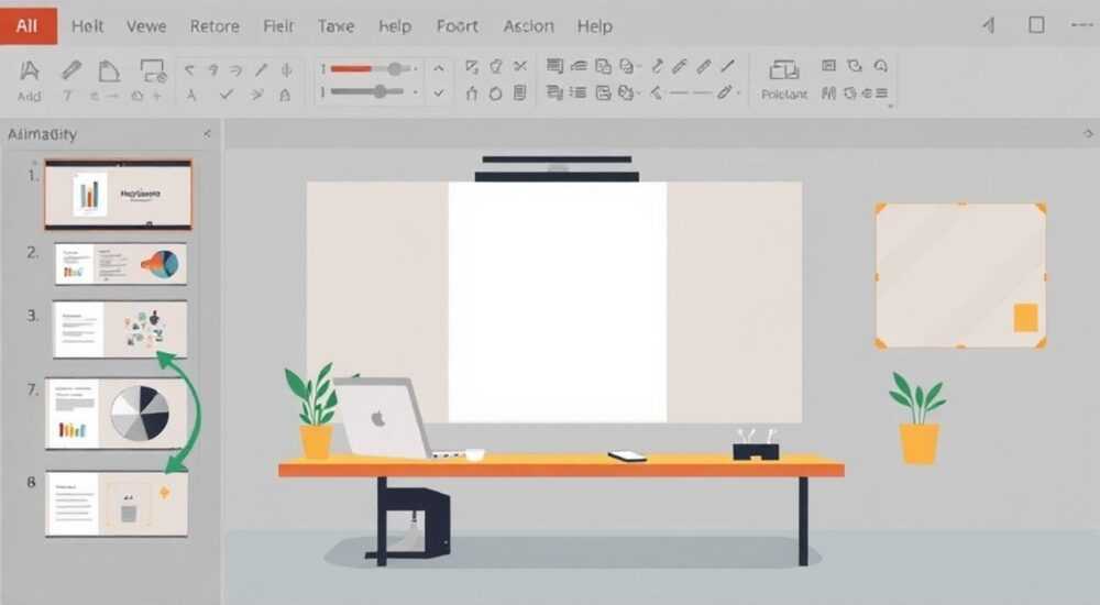 Как удалить анимацию в powerpoint