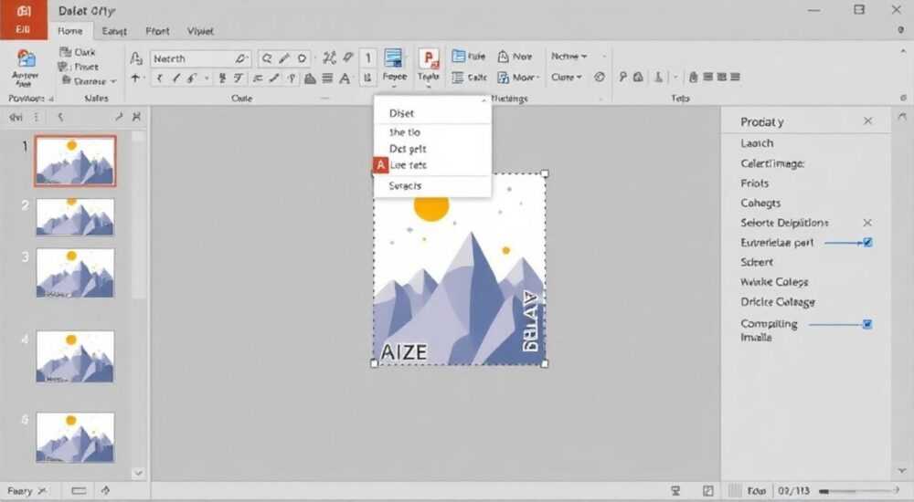 как удалить картинку в powerpoint