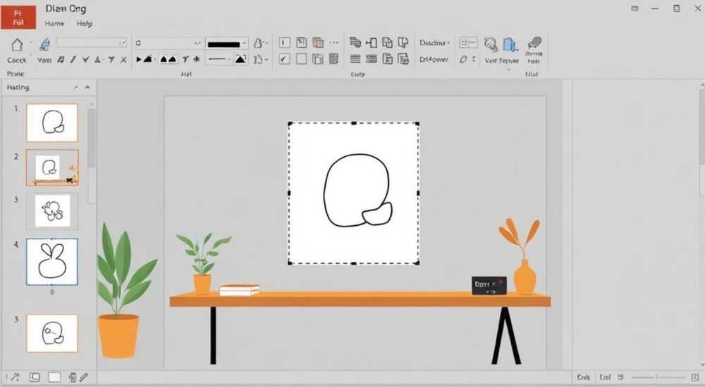 Как удалить рисунок в powerpoint
