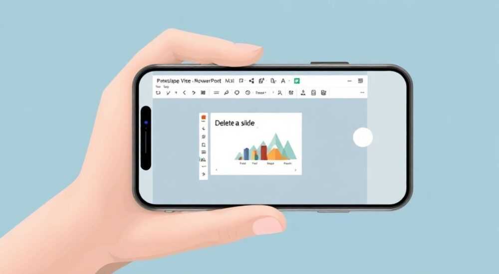 как удалить слайд в powerpoint на телефоне