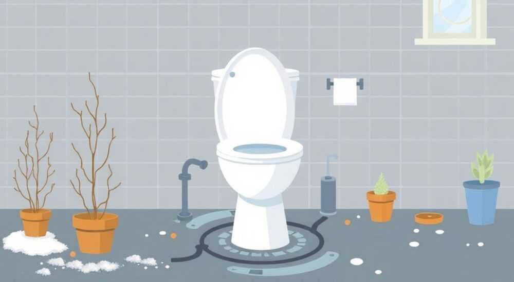 Как удалить воду из унитаза на зиму на даче