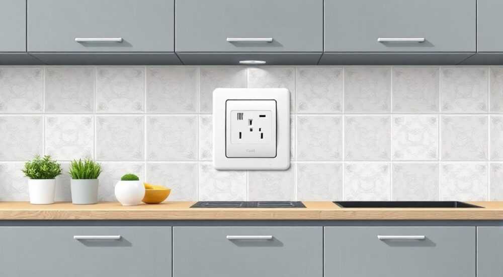 Как удлинить подрозетник под плитку на кухне