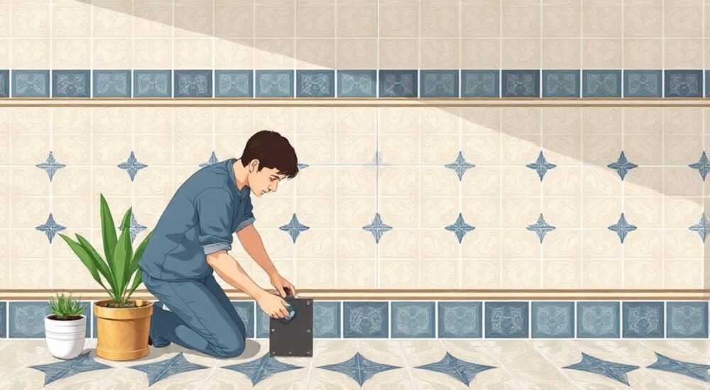 Как укладывать декоративную плитку