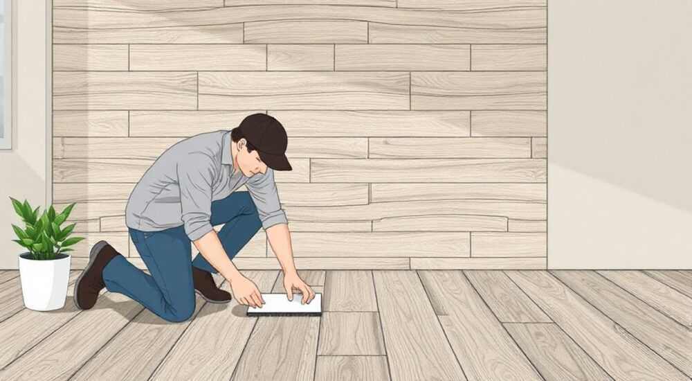 Как укладывать плитку под дерево