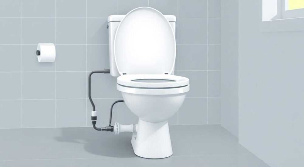 Как установить арматуру к смывному бачку с нижней подводкой