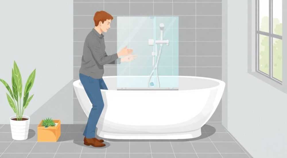 Как установить экран под ванну раздвижной пластиковый готовый