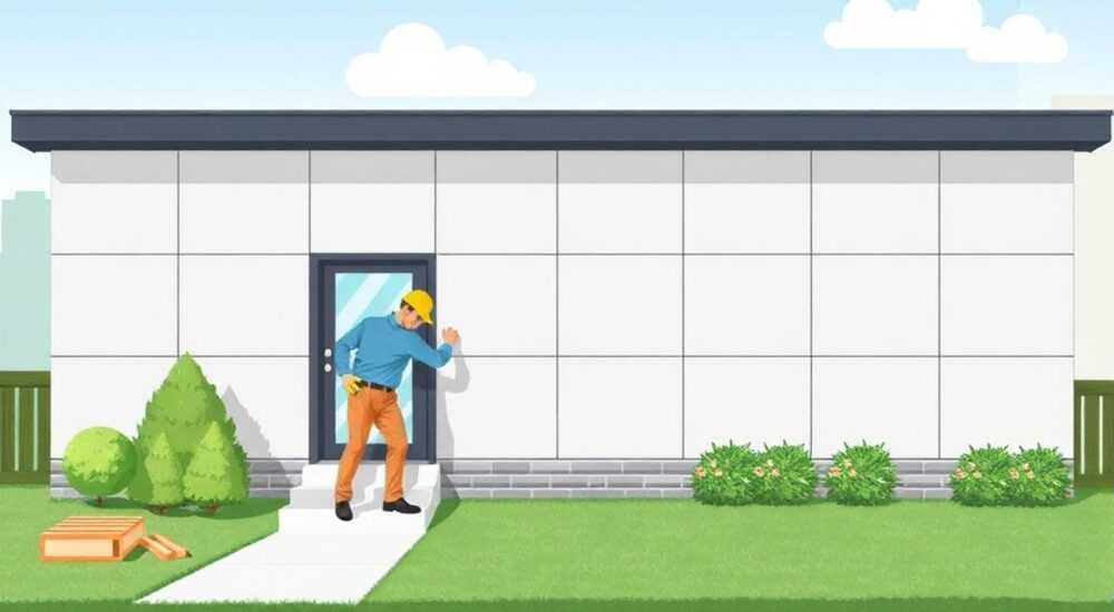 Как установить фасадные панели docke