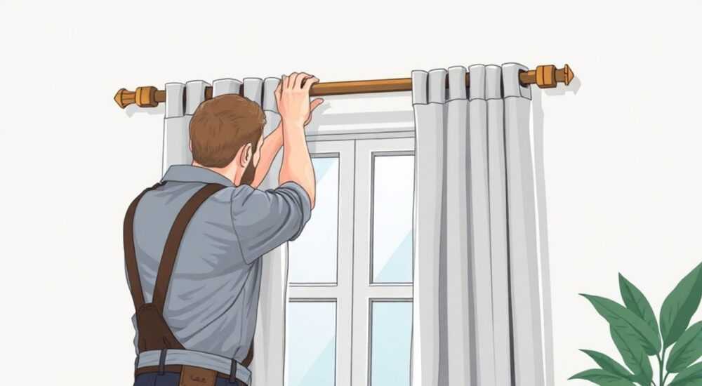 Как установить карниз декоративный