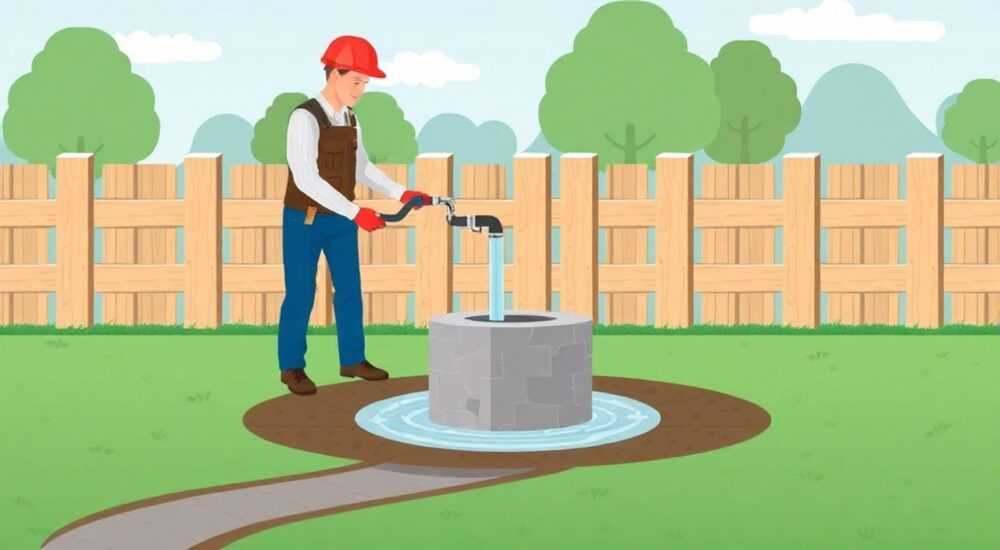 Как установить насос в колодец для подачи воды