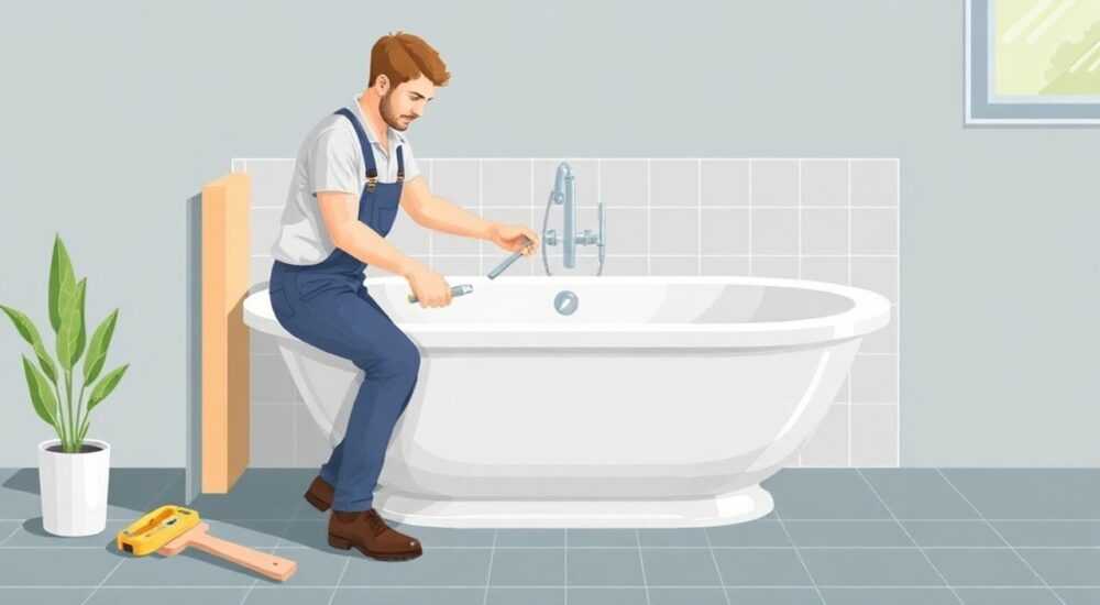 Как установить панель для ванны