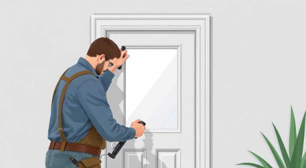 Как установить пластиковый наличник на дверь