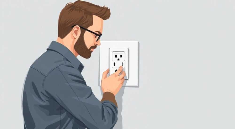 Как установить розетку в стеновую реечную панель