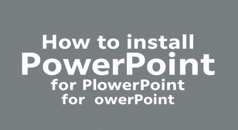 Как установить шрифты для powerpoint