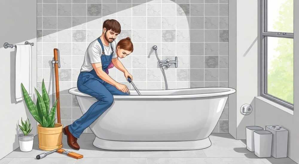 Как установить стальную ванну