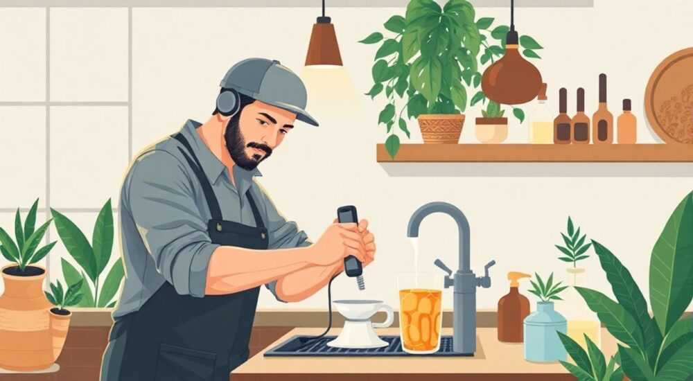 Как установить тропический смеситель