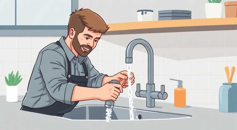 Как устранить течь в смесителе на кухне