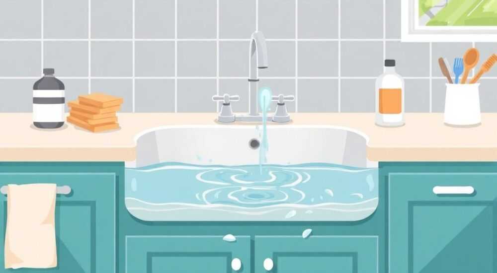 Как устранить засор на кухне в раковине в домашних условиях вода стоит