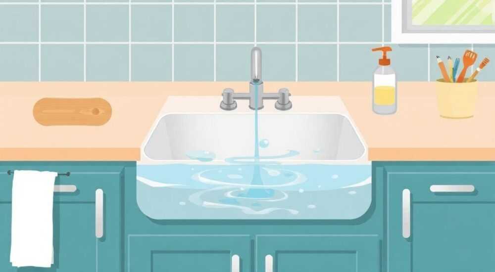 Как устранить засор в раковине на кухне в домашних условиях вода стоит