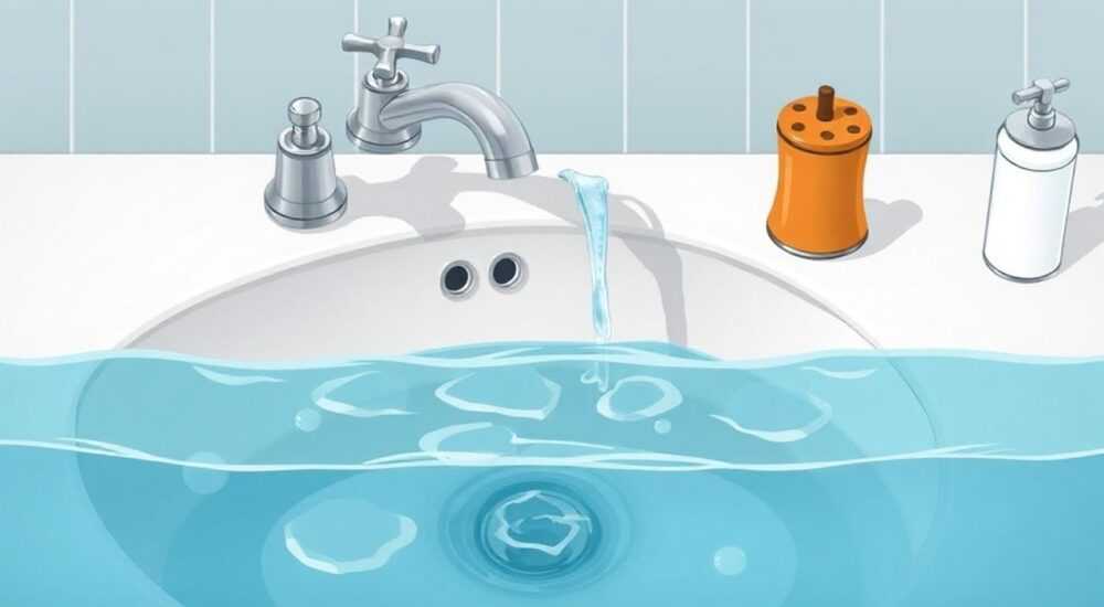 Как устранить засор в раковине вода стоит