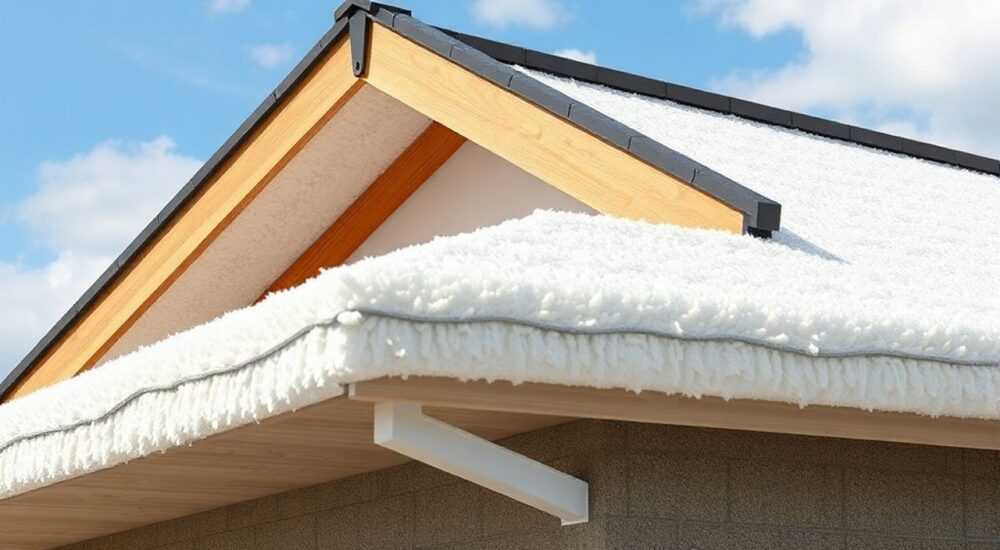 Как утеплить карниз крыши минватой