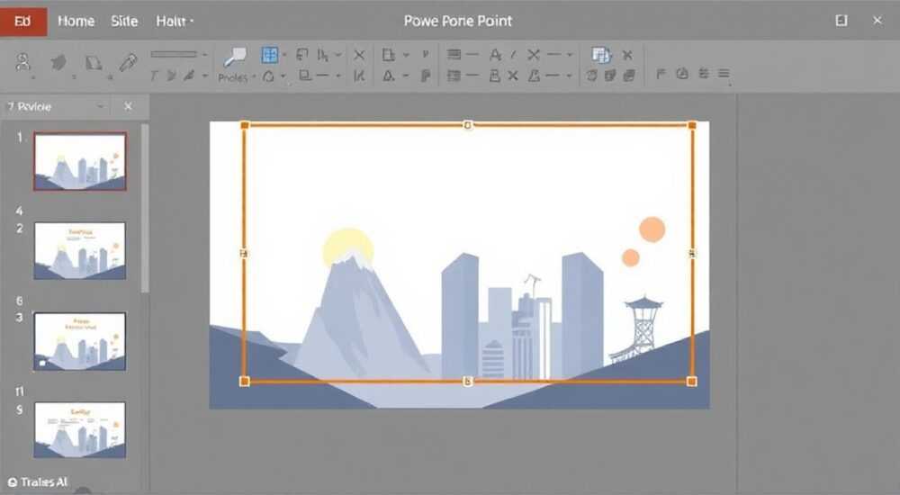 Как увеличить слайд в powerpoint