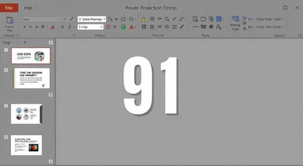 Как в powerpoint добавить нумерацию слайдов