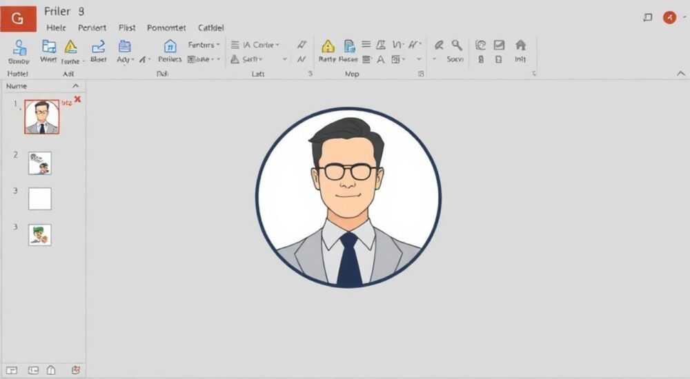 Как в powerpoint фото вставить в круг