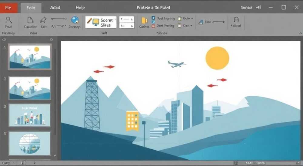как в powerpoint обрезать слайд