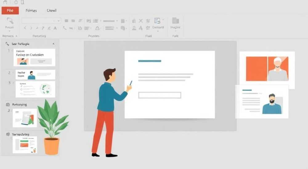 Как в powerpoint поменять ориентацию страницы