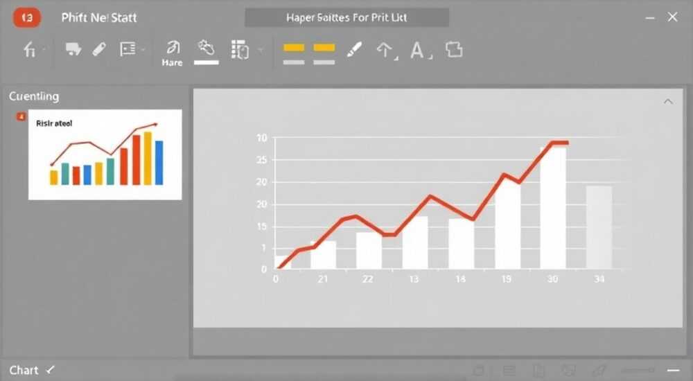 как в powerpoint сделать график