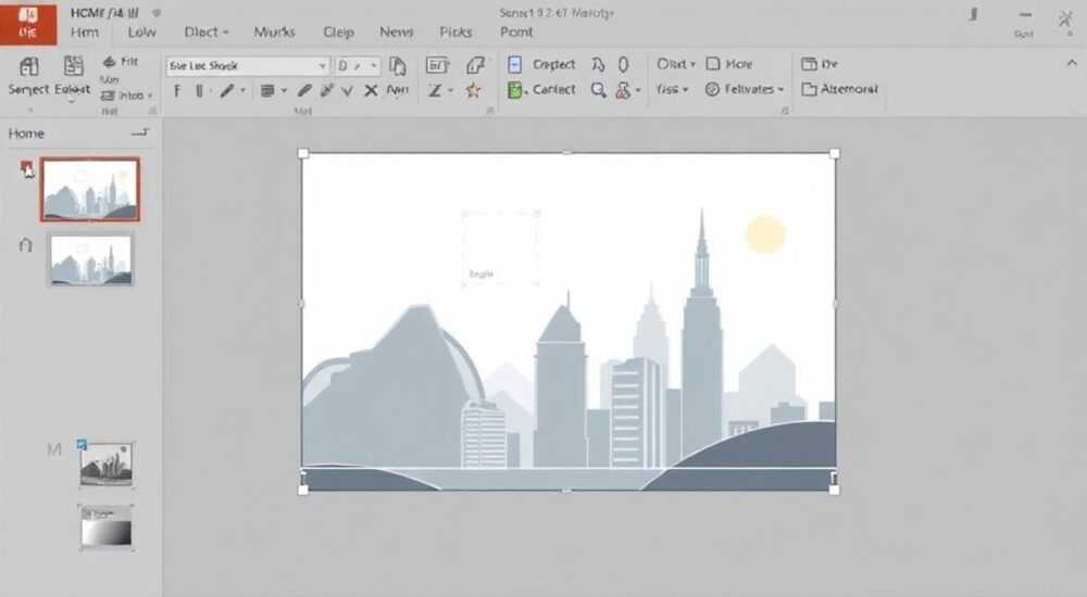 Как в powerpoint вырезать часть картинки