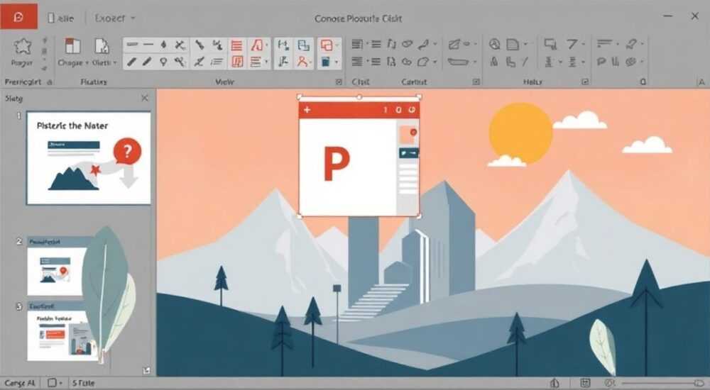 Как включить оформление в powerpoint