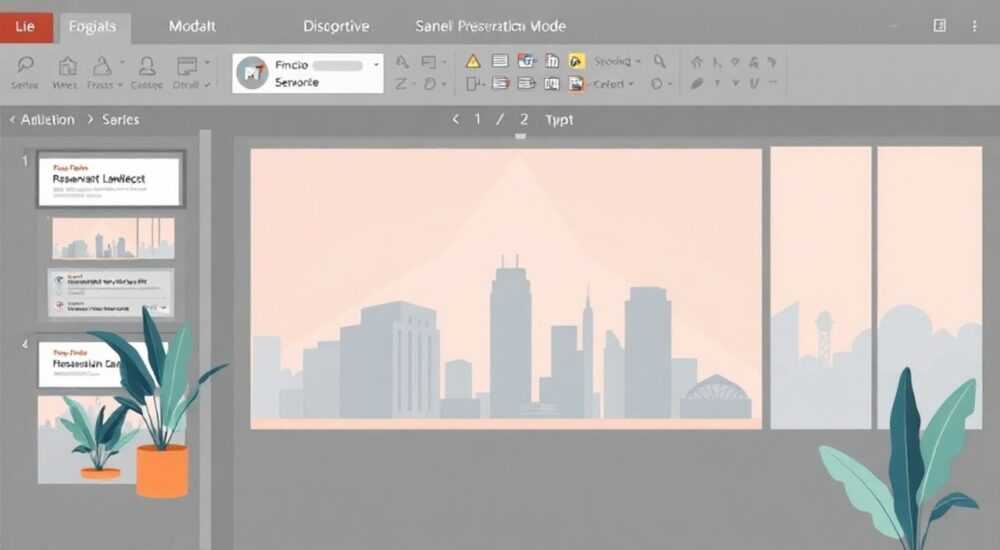 Как включить режим просмотра в powerpoint
