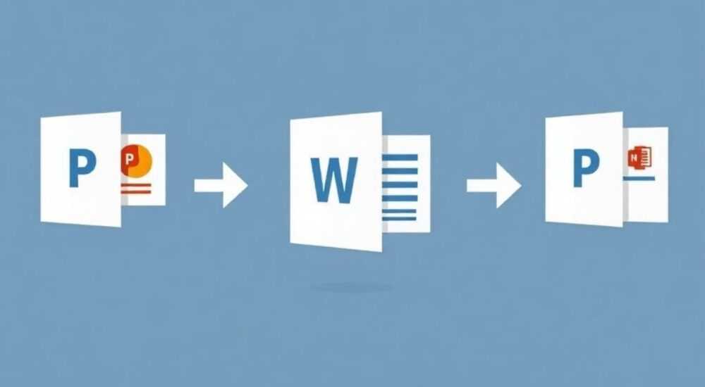 Как ворд перевести в презентацию powerpoint