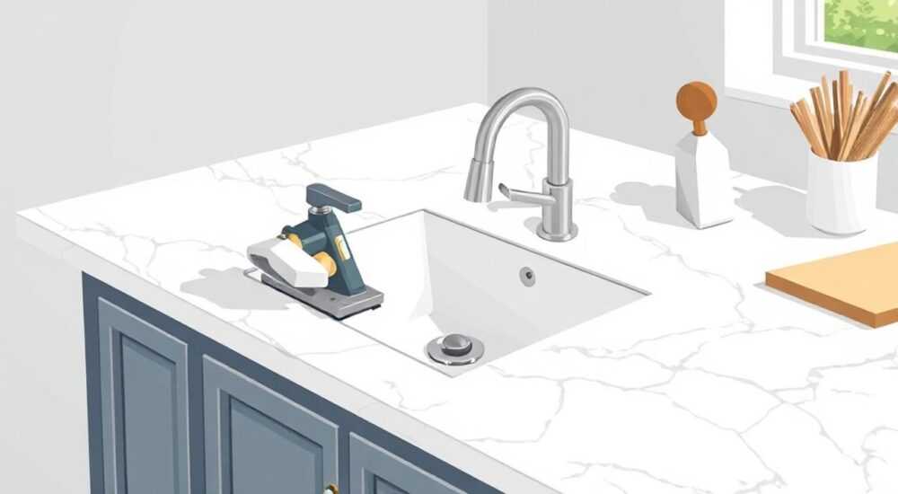 Как врезать мойку в керамогранит