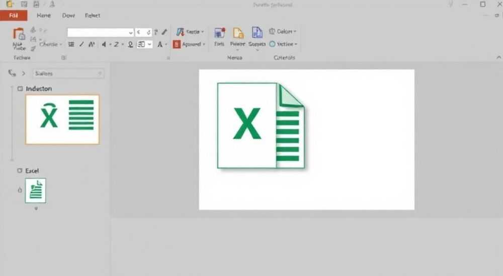 Как вставить файл excel в powerpoint