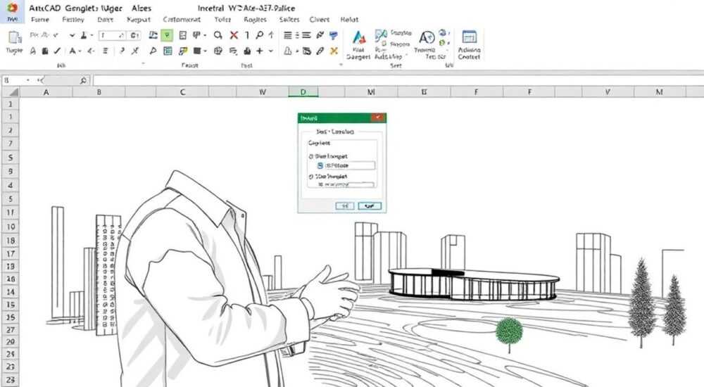 Как вставить координаты в автокад из excel