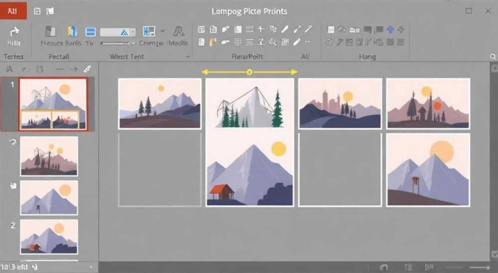 Как вставить несколько картинок в презентацию powerpoint