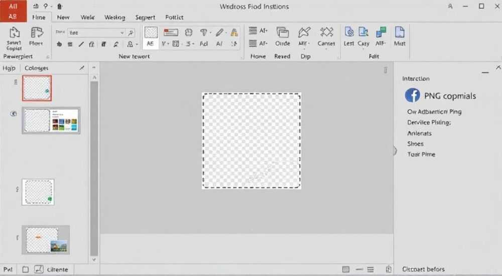 Как вставить png в powerpoint