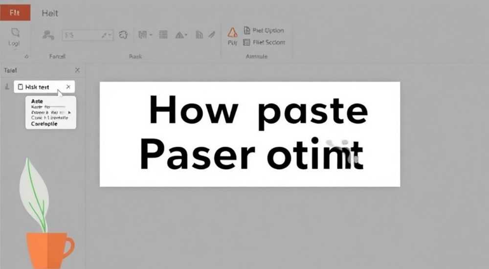 Как вставить скопированный текст в powerpoint