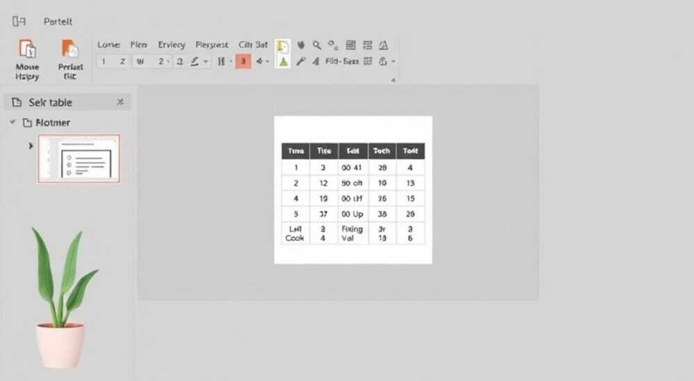 как вставить таблицу в презентацию powerpoint