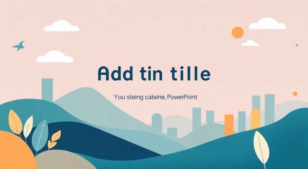 Как вставить титульный лист в презентацию powerpoint