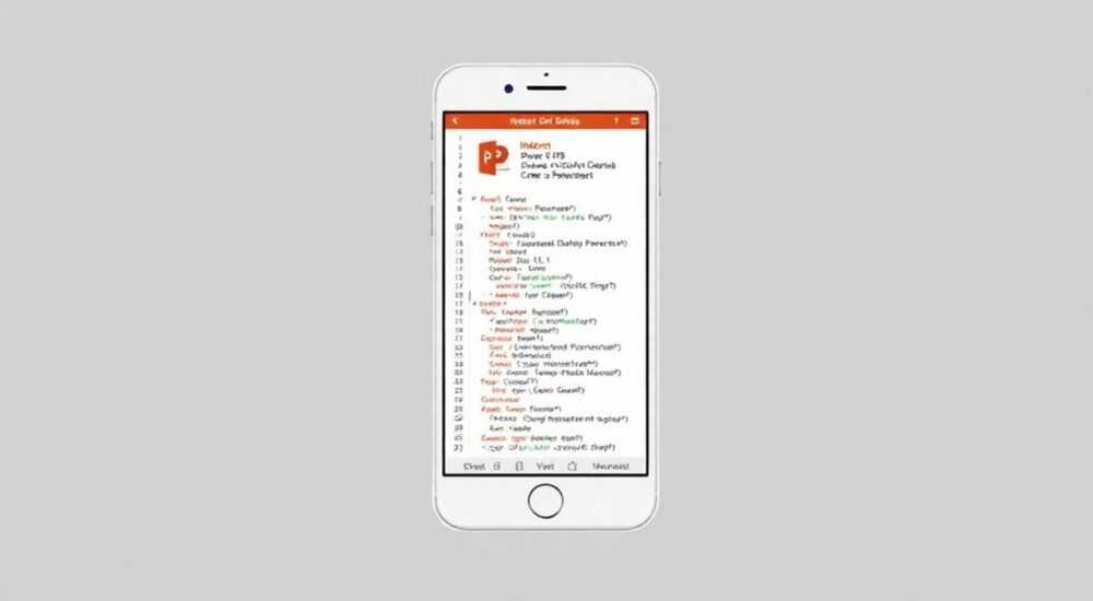 Как вставить vba код в powerpoint на телефоне