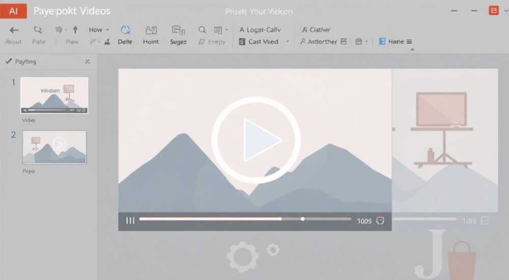 как вставить видео в презентацию powerpoint чтобы воспроизводилось в презентации