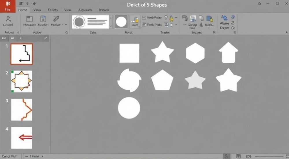 Как выделить фигуры в powerpoint